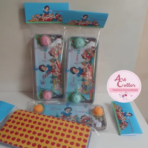 15 Aquaplay Personalizados Branca de Neve