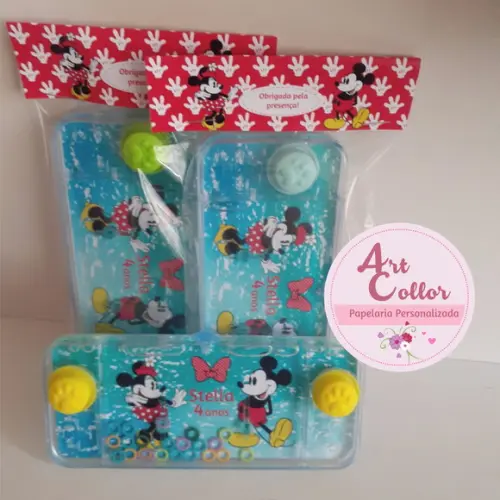 15 Aquaplay Personalizados Mickey e Minnie