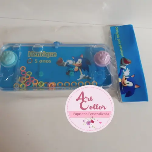 15 Aquaplay Personalizados Sonic/ Temos Todos os Temas