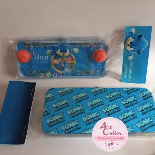 15 Aquaplay Personalizados Sonic/ Temos Todos os Temas
