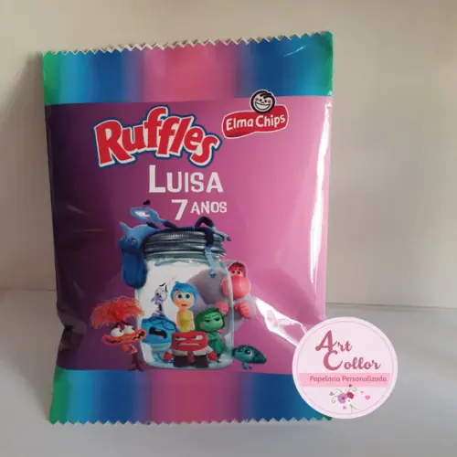15 Batatas Ruffles Personalizada Divertidamente