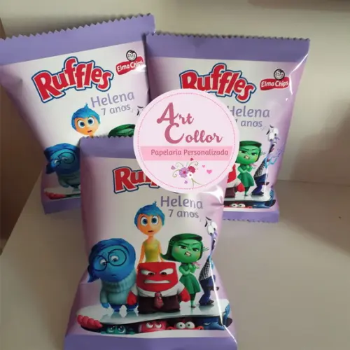 15 Batatas Ruffles Personalizada Divertidamente
