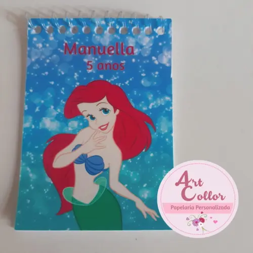 20 Bloquinhos Ariel