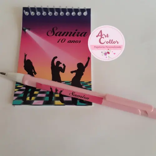 20 Bloquinhos Balada + Lapiseira Personalizada