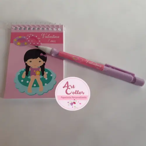 20 Bloquinhos Pool Party + Lapiseira Personalizada