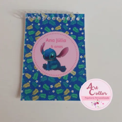 20 Bloquinhos Stitch