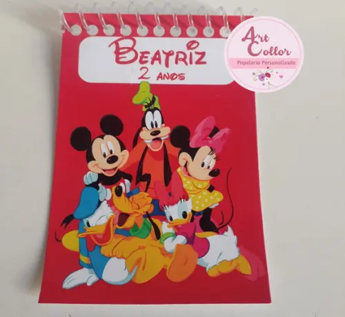 20 Bloquinhos Turma da Disney