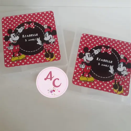 10 Caixas para guloseimas  Minnie vermelha