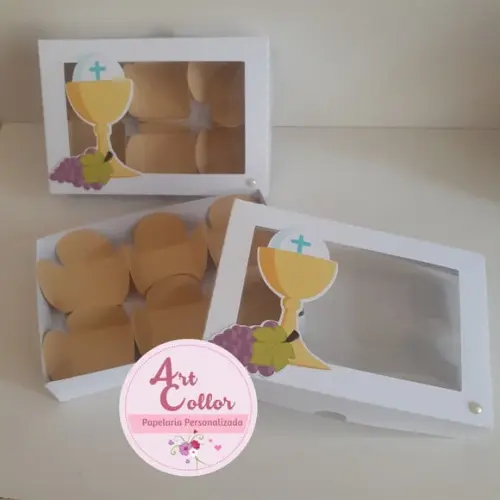 10 Caixas para 6 Doces Primeira Eucaristia