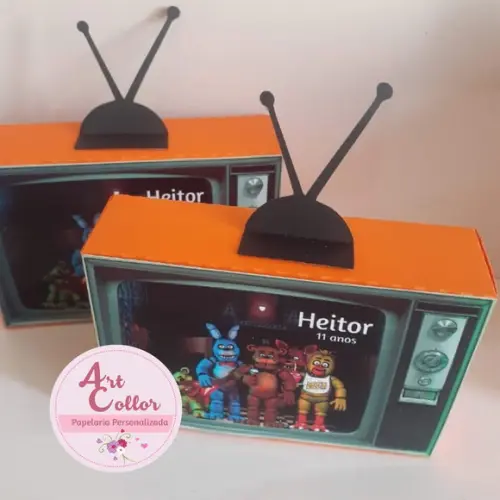 10 Caixas Tv Five Nights At Freddy