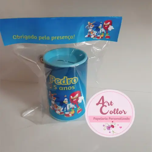 15 Cofrinhos Sonic