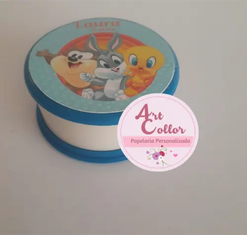 Copo Retrátil Personalizado Baby Looney Tunes