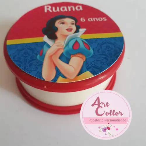 20 Copos Retrátil Personalizado Branca de Neve