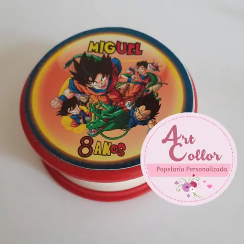 20 Copos Retrátil Personalizado Dragon Ball