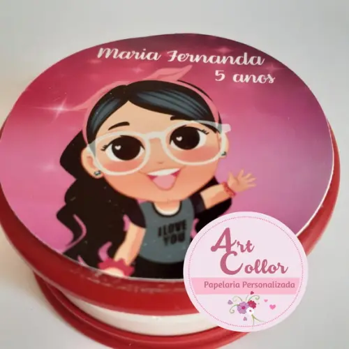 20 Copos Retrátil Personalizado Luluca