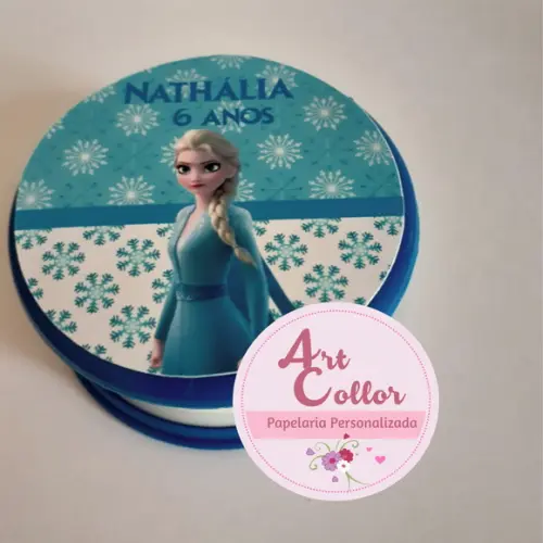 20 Copos Retrátil Personalizado Frozen