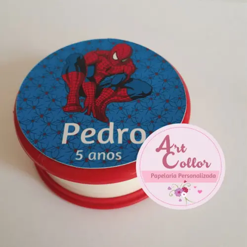 20 Copos Retrátil Personalizado Homem Aranha