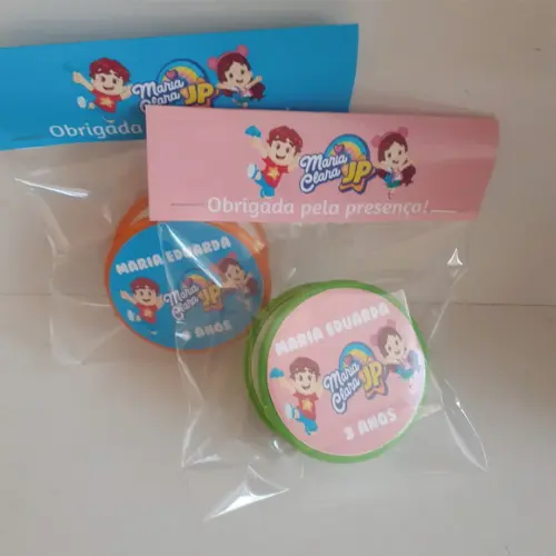 20 Copos Retrátil Personalizado Maria Clara e Jp