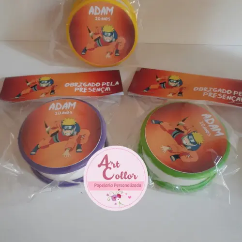 20 Copos Retrátil Personalizado Naruto