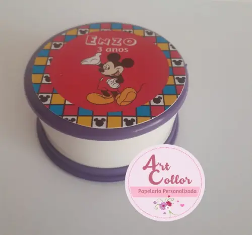 100 Copos Retrátil Personalizado Mickey