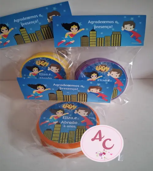 20 Copos Retrátil Personalizado Super Herois