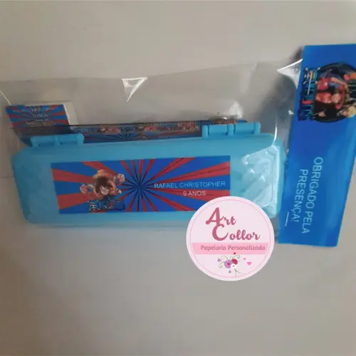 15 Kits Estojo Escolar One Piece