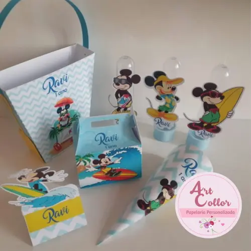 Kit Festa Mickey na Praia