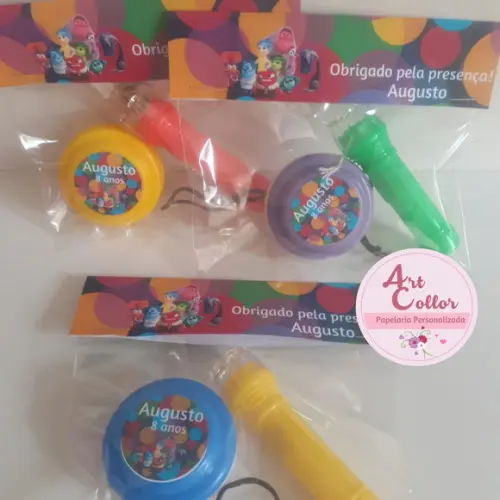 15 Kit Mini Lanternas e Ioiô Divertidamente