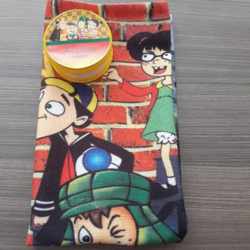 15 Kits Toalhinha para Mãos + Copo Retrátil Chaves