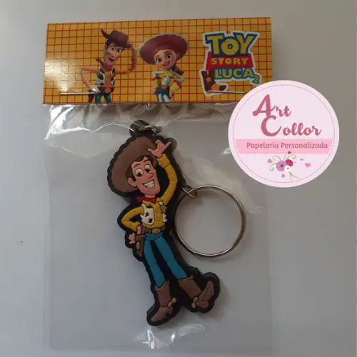 20 Chaveiros Emborrachado Toy Story