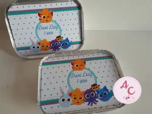 30 Marmitinhas Personalizada Bolofofos
