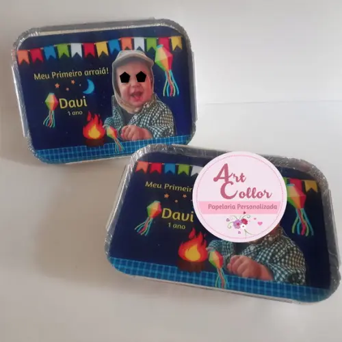 30 Marmitinhas Personalizada Festa Junina