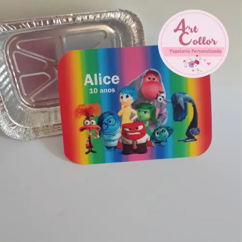 30 Marmitinhas Personalizada Divertidamente