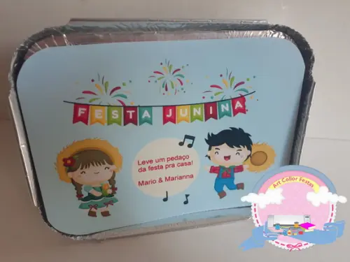 30 Marmitinhas Personalizada Festa Junina