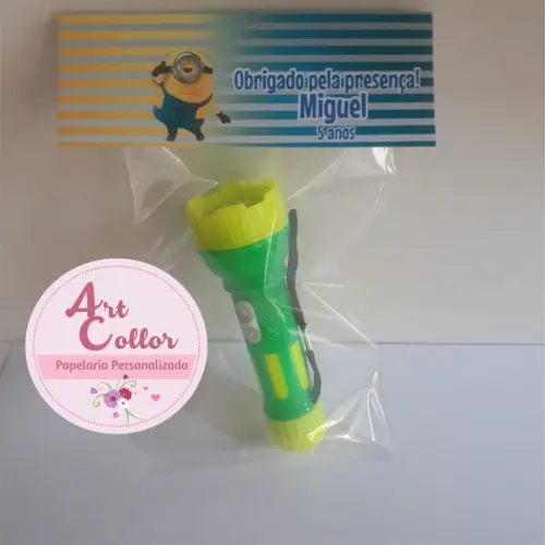 15 Mini Lanternas Minions