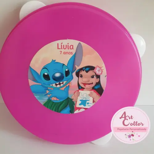 15 Pandeiros Infantil Lillo Stitch