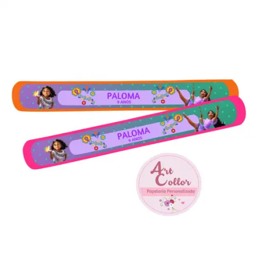 25 Pulseiras Bate Enrola Encanto