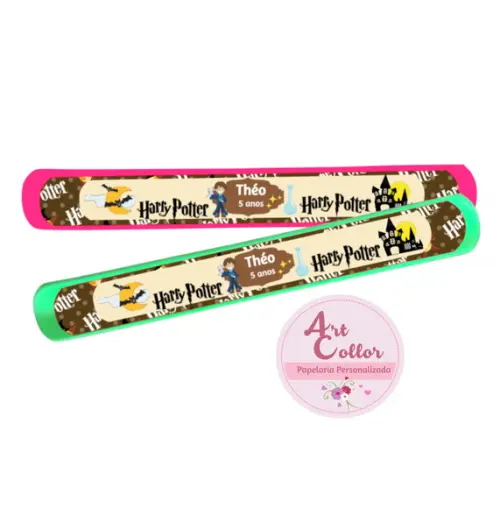 25 Pulseiras Bate Enrola Harry Potter