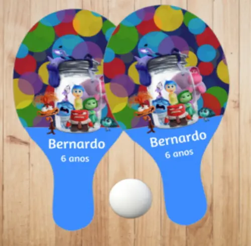 15 pares de Raquetes de Ping Pong Personalizadas Divertidamente