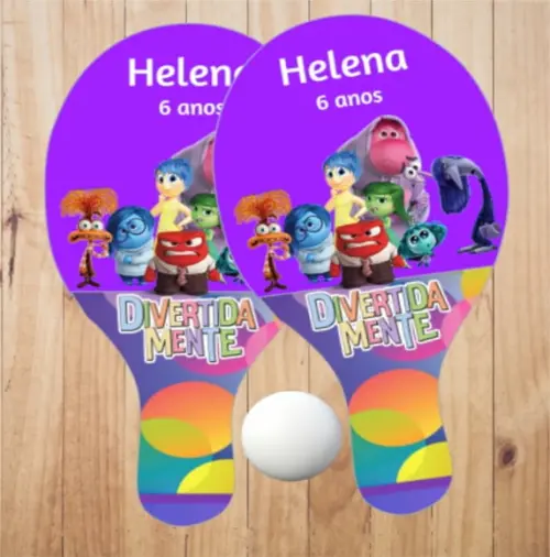 15 pares de Raquetes de Ping Pong Personalizadas Divertidamente