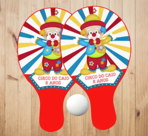 15 pares de Raquetes de Ping Pong Personalizadas Circo