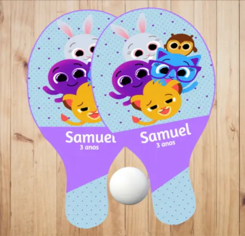 15 pares de Raquetes de Ping Pong Personalizadas Bolofofo