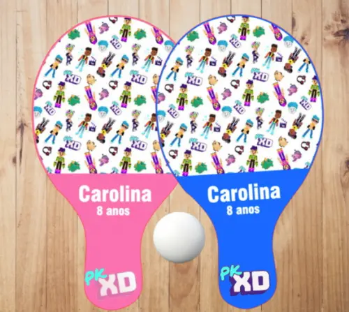 15 pares de Raquetes de Ping Pong Personalizadas Pkxd
