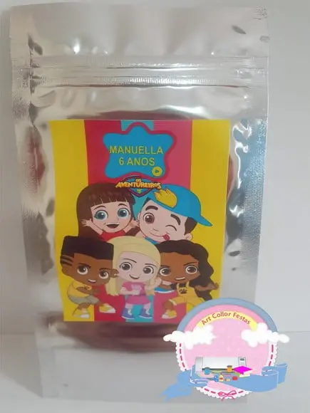15 Saquinhos Zip Lock Lucas Neto