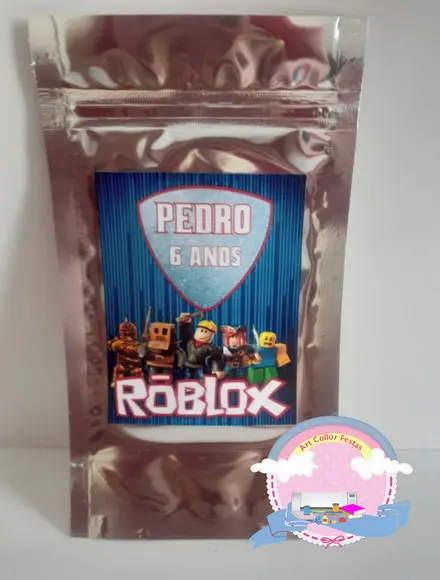 15 Saquinhos Zip Lock Roblox