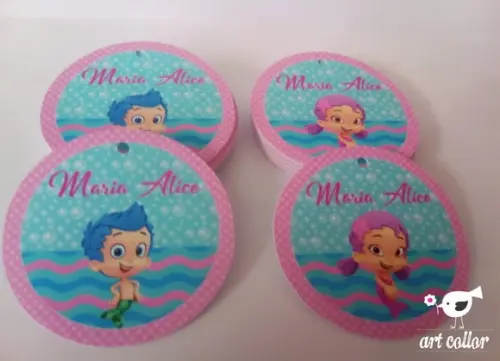30 Tags Bubble Guppies