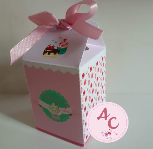 10 Caixas Milk Personalizada doceria