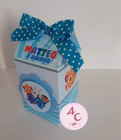 10 Caixas Milk com aplique bolofofos