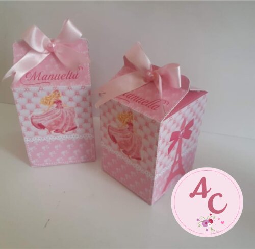 10 Caixas Milk Personalizada Barbie
