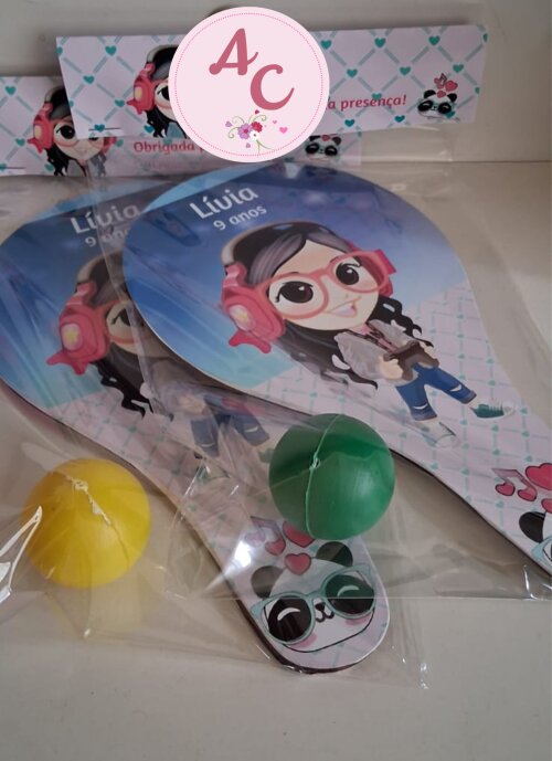 15 pares de Raquetes de Ping Pong Personalizadas Luluca